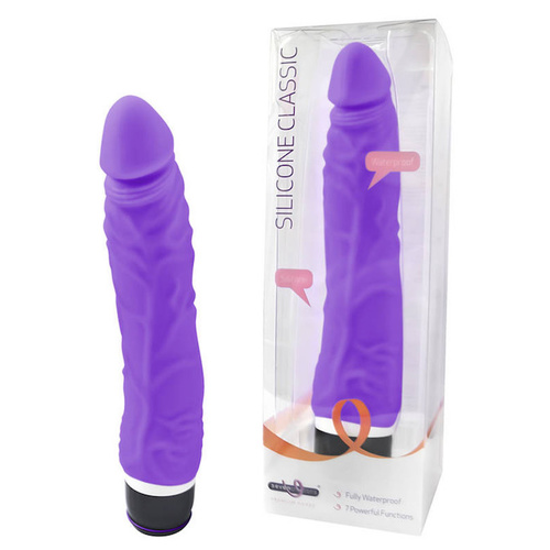 Silicone Classic Thin Veined Vibrator 033