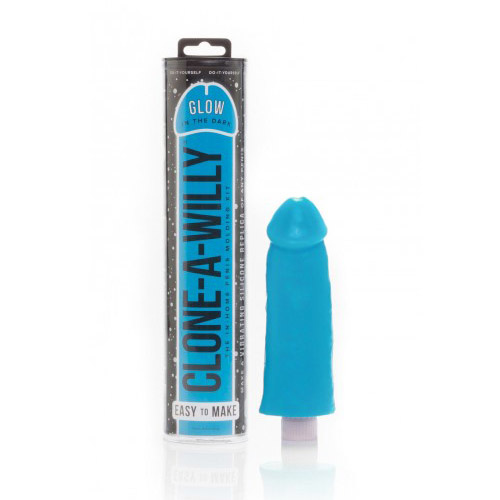 Clone-A-Willy - Glow in the Dark Blue